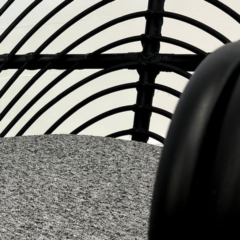 HF1045 CHAIR EBONY RATTAN