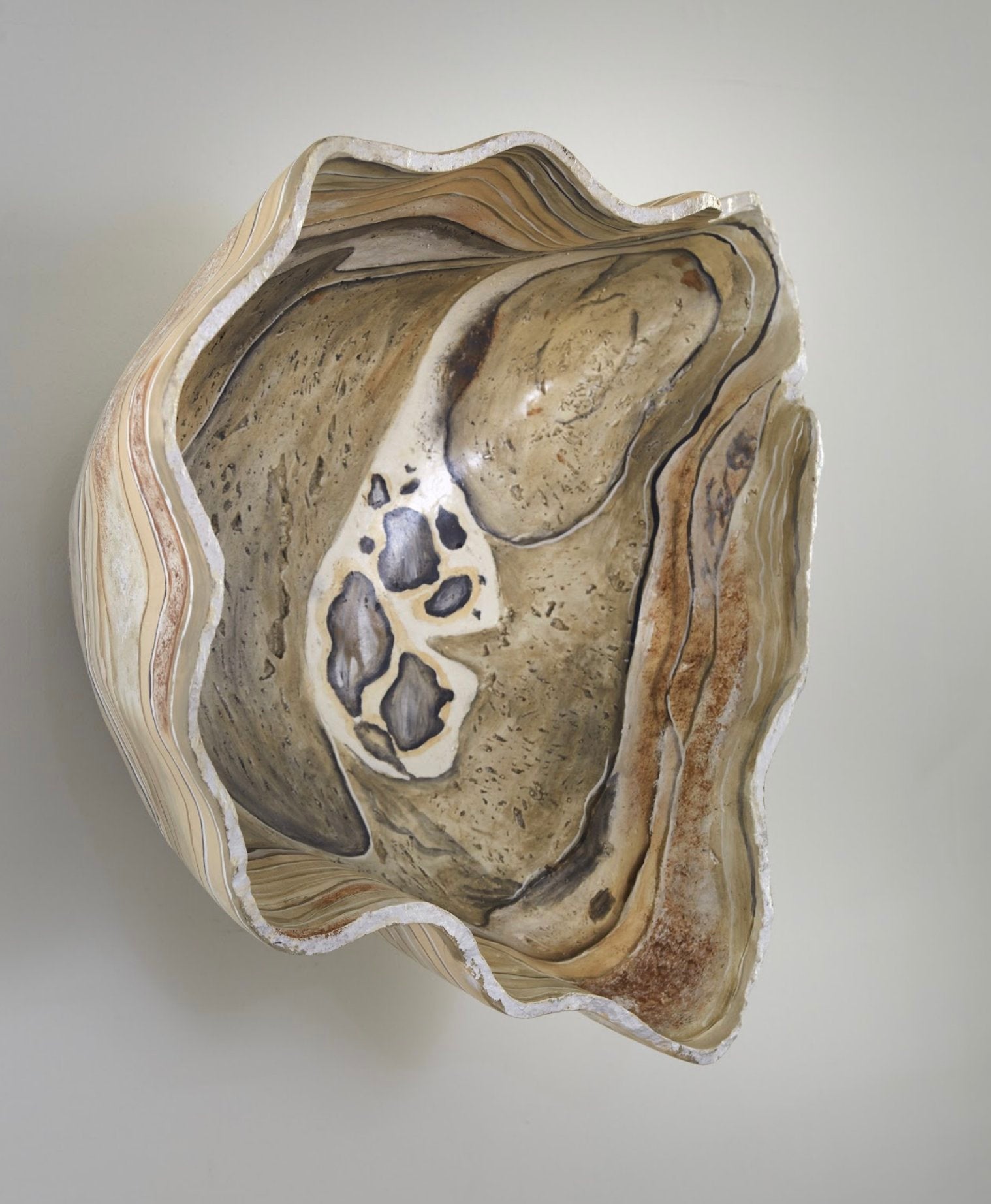 Striking Stone And Cast Hanging Sculptures