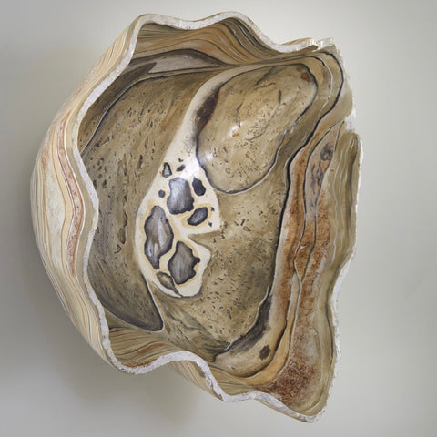 Striking Stone And Cast Hanging Sculptures