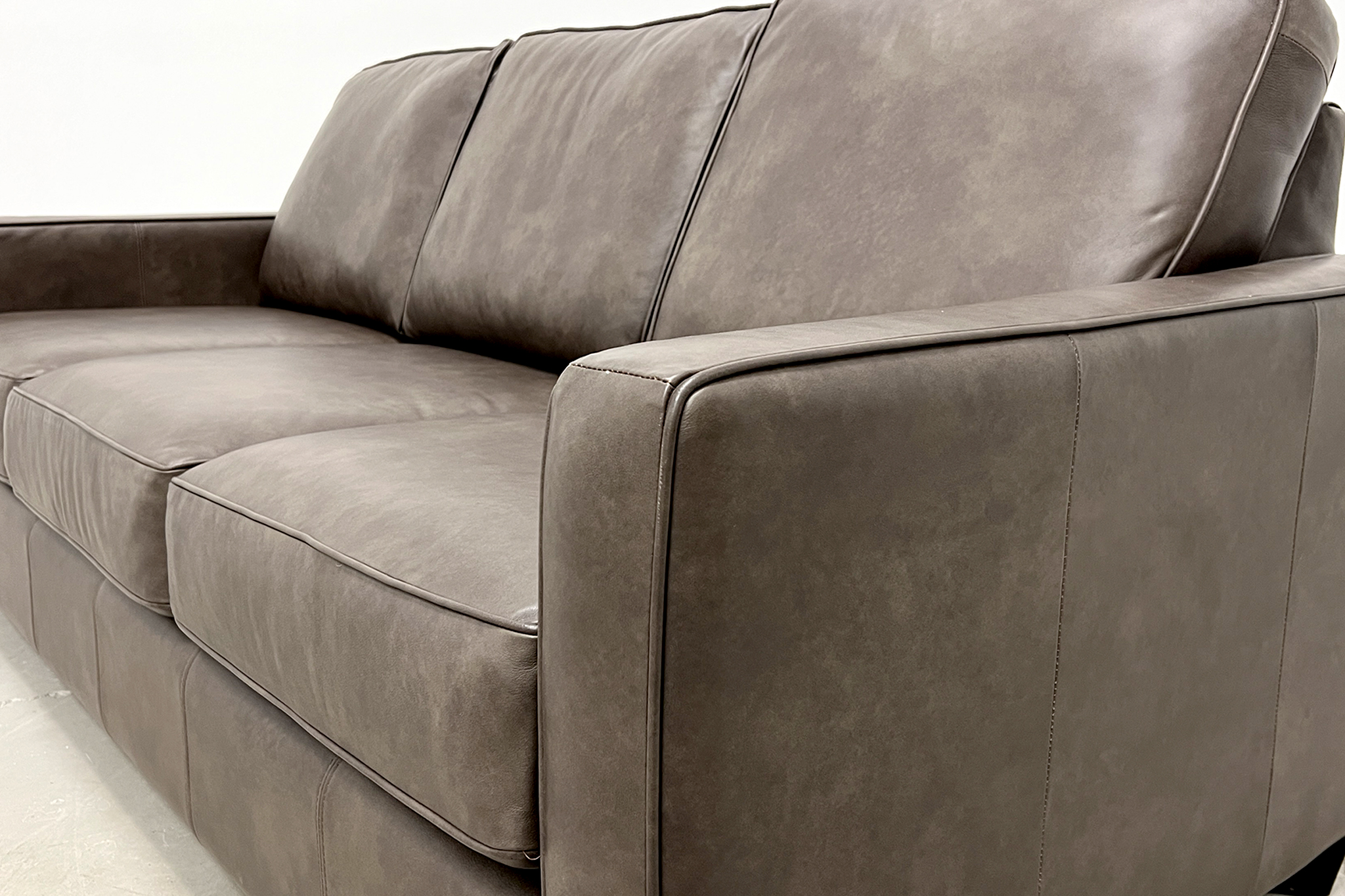 HAMILTON CUSTOM LEATHER SOFAS-furniture stores regina-Hunters Furniture