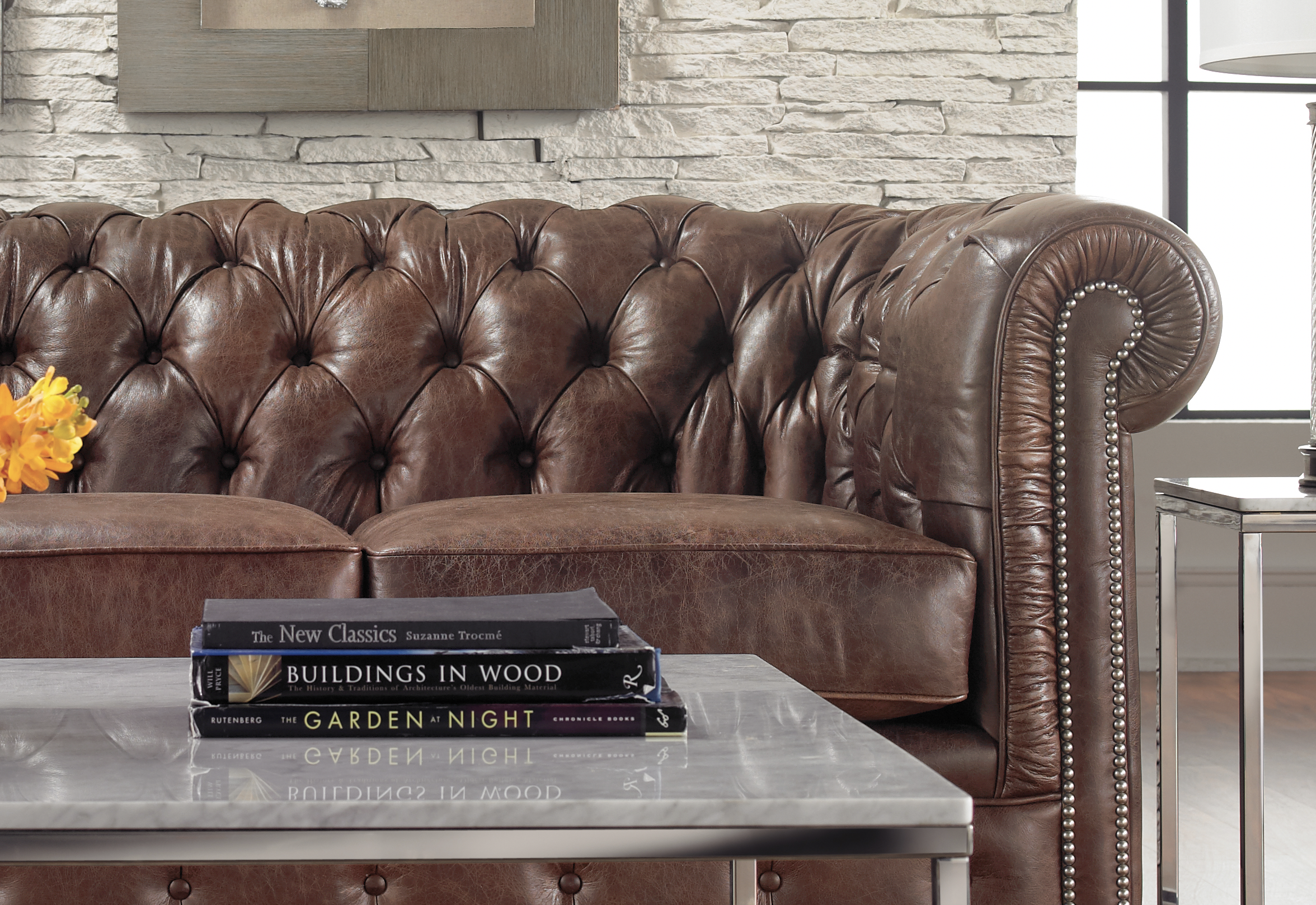 BEAUMONT CUSTOM LEATHER SOFAS-furniture stores regina-Hunters Furniture