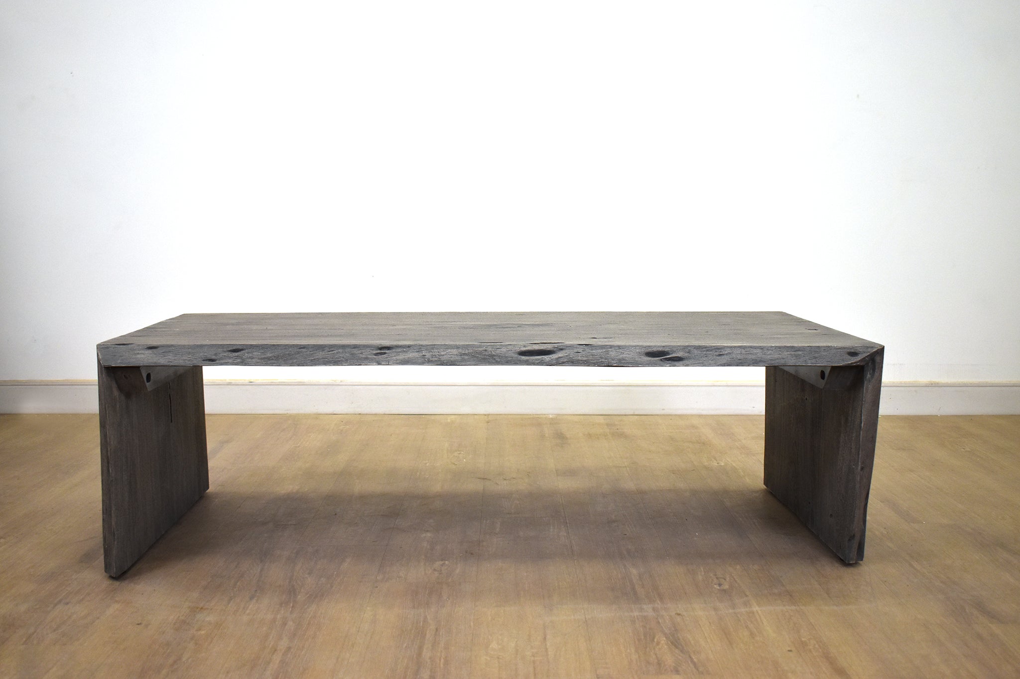 WHISTLER WATERFALL LIVE EDGE TABLES WEATHERED GREY
