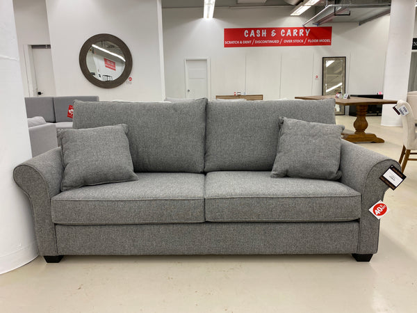 JACKSON Fabric Sofa in (2) Hotel California Charcoal Toss in Vivid Moonlight (7) 85"